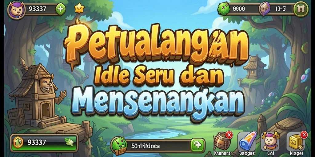 Tangkapan layar gameplay 93337 yang menampilkan aksi Idle yang menarik.