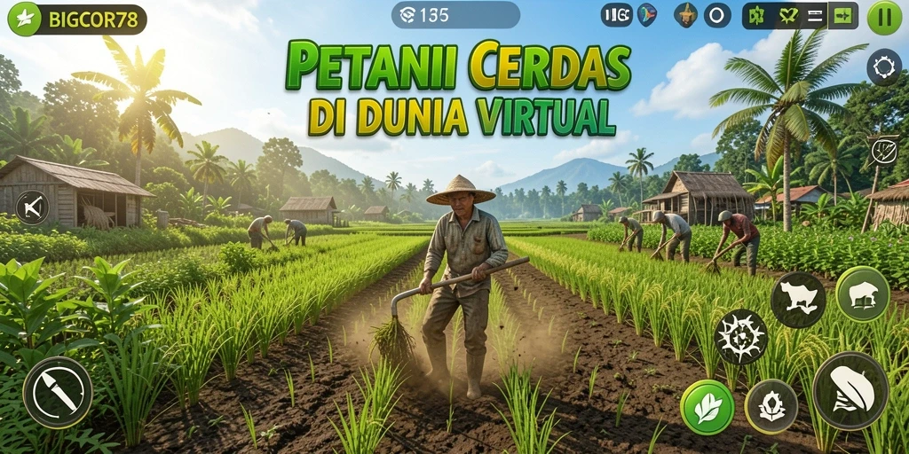 Gameplay menarik di <strong>BIGCOR78</strong> dengan visual bertani yang mempesona.
