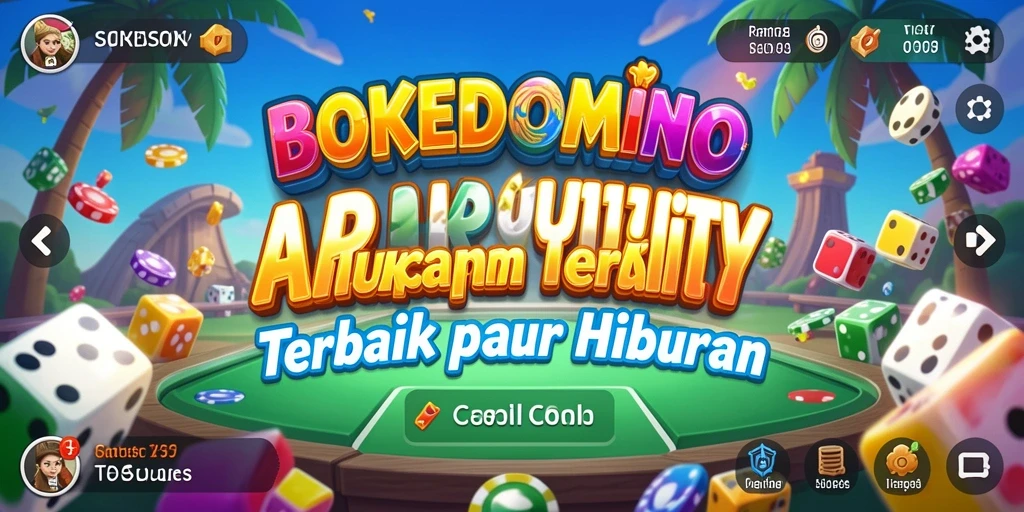 Tampilan menarik dalam permainan domino via BOKEDOMINO.