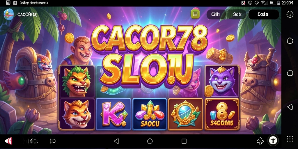 Screenshot gameplay Slot CACOR78 dengan berbagai fitur menarik.