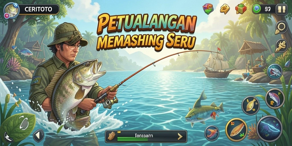 Tangkapan terbaik di tengah petualangan memancing yang seru.