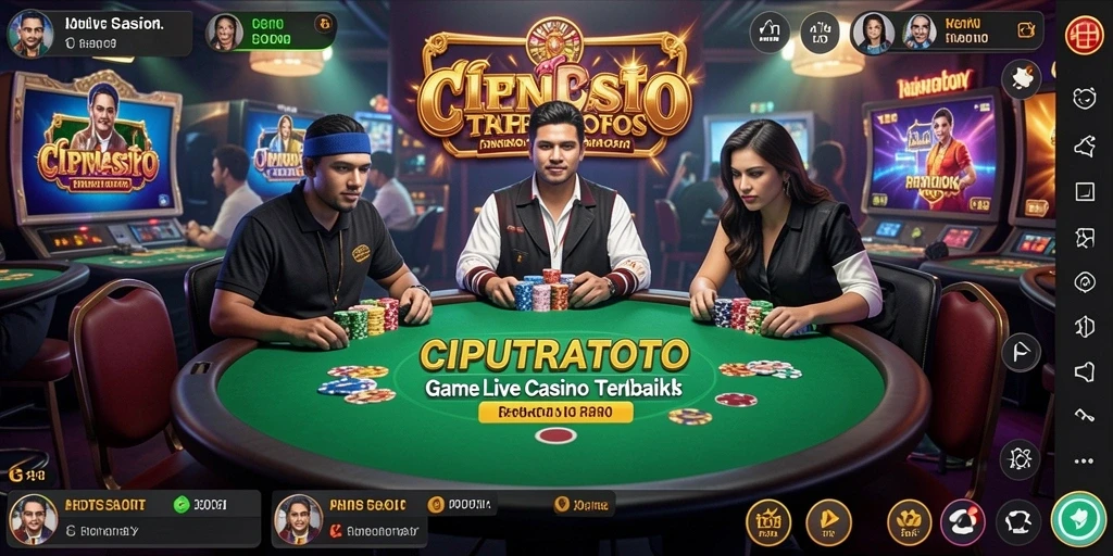 Tampilan gameplay Live Casino yang menakjubkan dari CIPUTRATOTO.