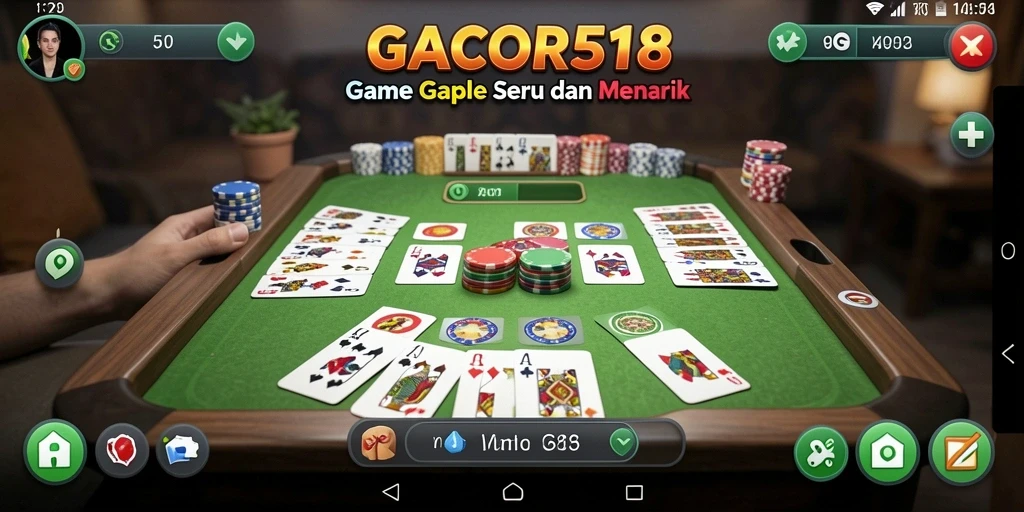 Tampilan gameplay GACOR518 yang menarik dan mendebarkan.
