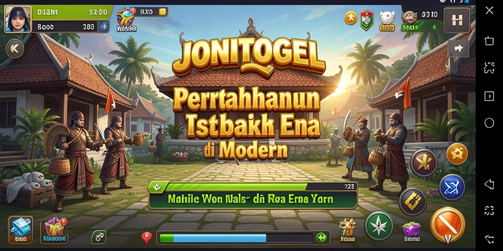 Gameplay JONITOGEL menampilkan pertahanan menara yang menarik.