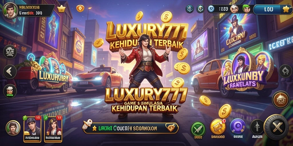 Tampilan gameplay LUXURY777 yang mendalam dan strategis.