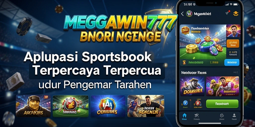 Tangkapan layar MEGAWIN777 menampilkan antarmuka taruhan olahraga yang intuitif.