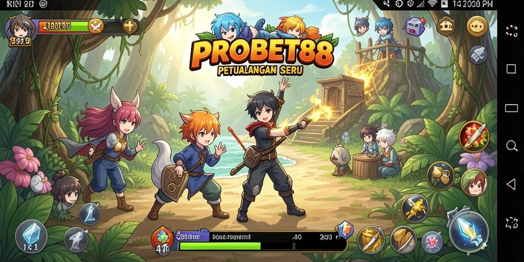 Pengalaman gameplay seru dengan karakter anime yang unik.