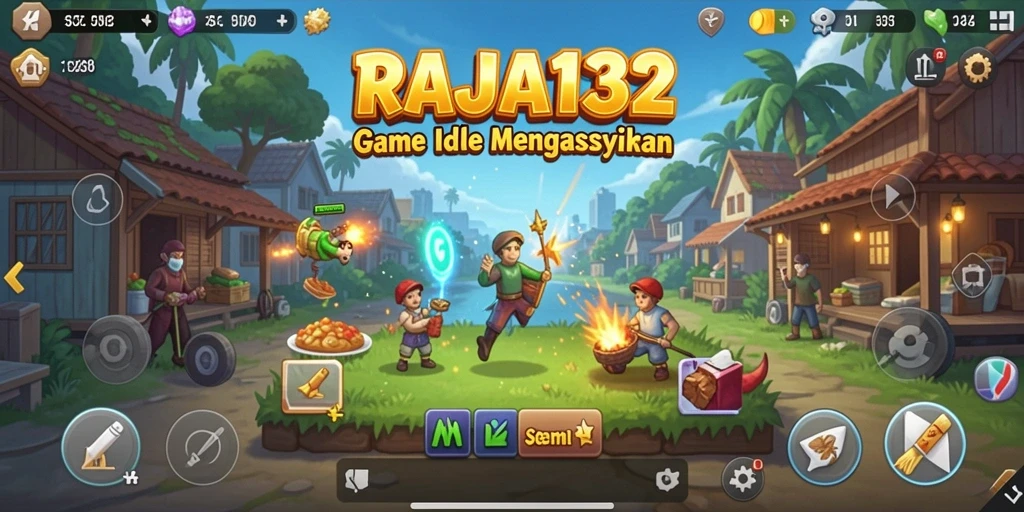 Tampilan screenshot RAJA132 menunjukkan gameplay seru dan interaktif.