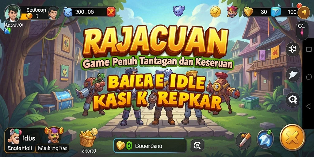 Tampilan gameplay RAJACUAN yang menarik dan interaktif.