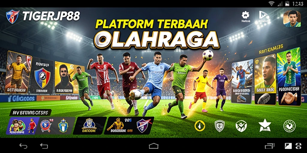 Tampilan menarik dari gameplay <strong>TIGERJP88</strong> saat melakukan taruhan olahraga.