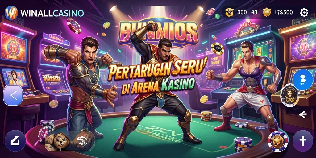 Tampilan seru dari gameplay WINALLCASINO yang penuh aksi.